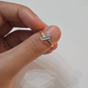 Elegant Gold and Silver Women's Ring